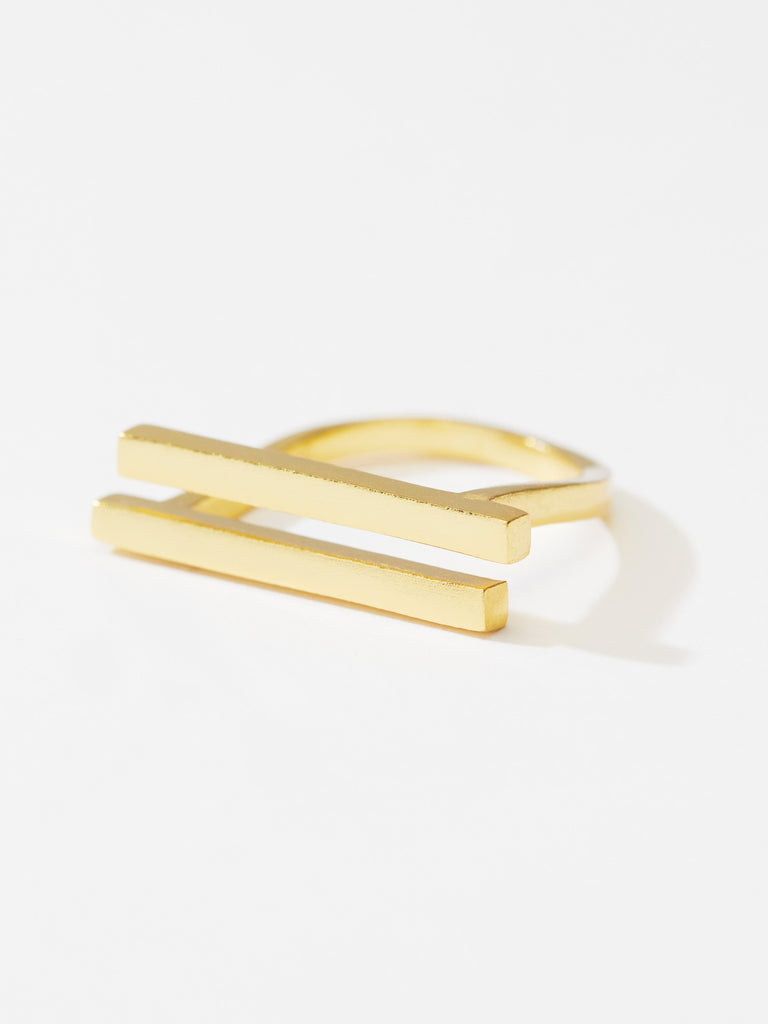 Alterisco - Anillo plata de ley 925 dorado